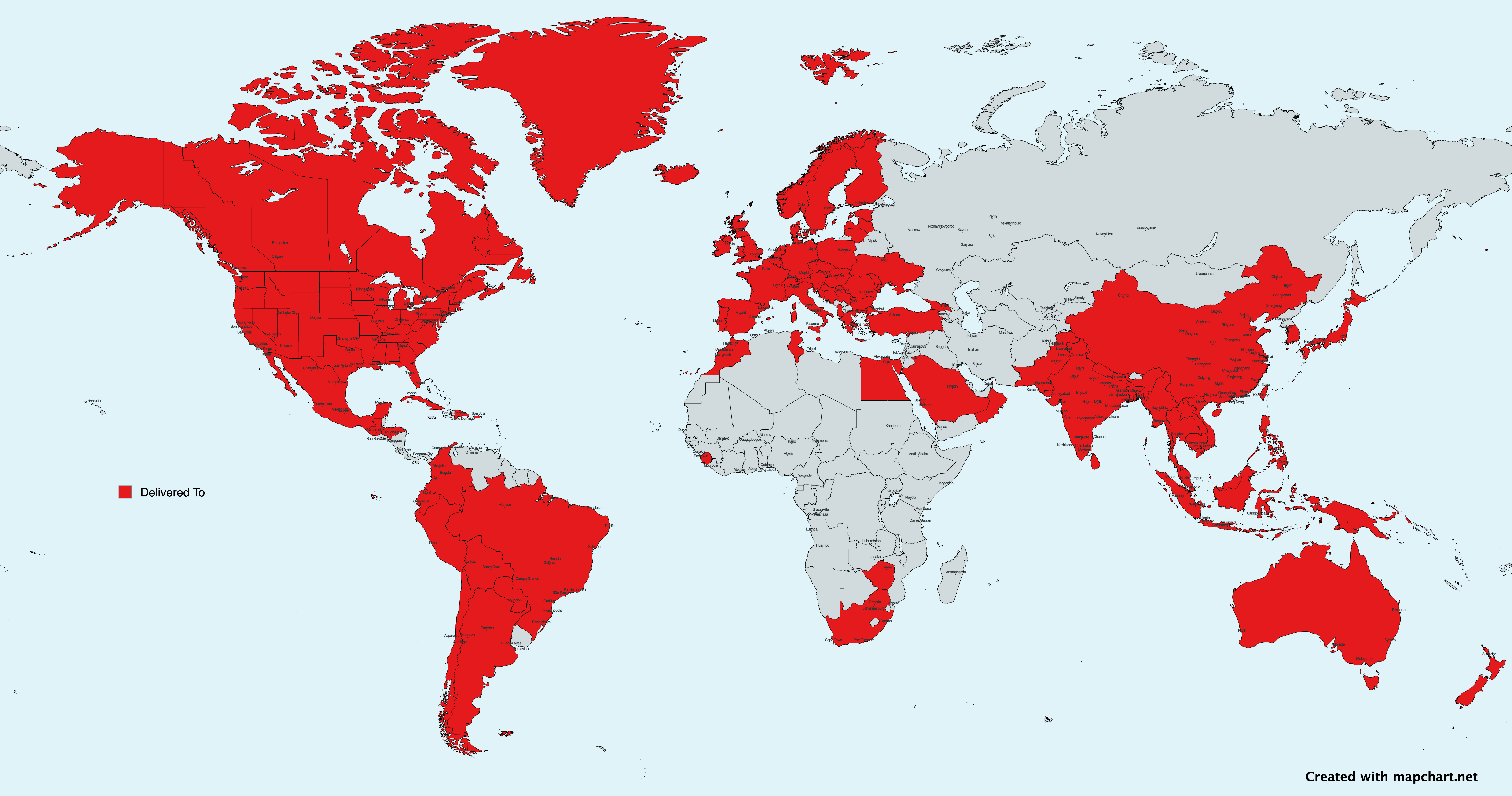 Mapping Our Journey: We’ve Delivered Worldwide! 🌍